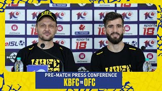 KBFC VS OFC  ISL 10  PreMatch Press Conference  Kerala Blasters [upl. by Brandt]