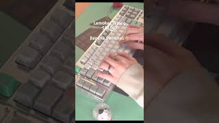 Lemokey L3 Typing Sound banana switches  gamingkeyboard lemokey lemokeyl3 keychron [upl. by Dalenna]