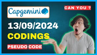 Today😲  Capgemini Coding Questions 2024  capgemini assessment test 2024  UBK Anna [upl. by Hi123]