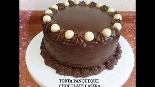 TORTA PANQUEQUE CHOCOLATE CASERA PASO A PASO Silvana Cocina ❤ [upl. by Bilat]