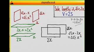 ENGAA 2018 Section 1  Q03 Maths  Cuboid  Worked Solution [upl. by Aynwad]