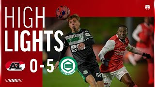 😟 𝗟𝗲𝘀𝘀𝗼𝗻𝘀 𝘁𝗼 𝗯𝗲 𝗹𝗲𝗮𝗿𝗻𝗲𝗱  Highlights Jong AZ  FC Groningen [upl. by Novyaj]