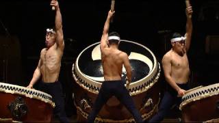 Kodo  quotODaikoquot  HD japanese drummers  Taiko  tambours géants Japon [upl. by Aiuqet394]