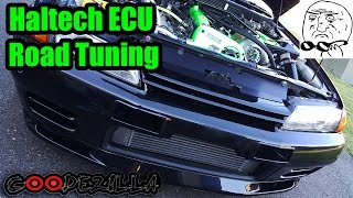 Single Turbo R32 GTR  Base Map Tuning with Haltech Platinum Pro V2 [upl. by Veronika]