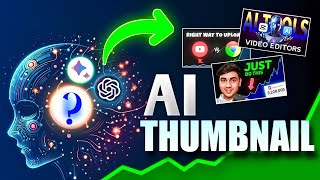 Youtube Thumbnail Using AI Tools Free 2024 Method In Mobile Only 5 Minutes [upl. by Ailisab755]