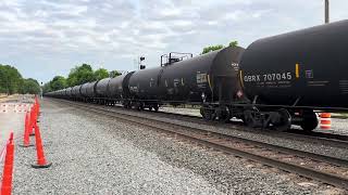 Anticlimax B122 Empty Crude Oil From Eddystone to Baaken Fields W 482 Axles Thru Voorheesville [upl. by Tarazi]