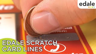 Edale Scratch Card  Loyalty Card and Lottery Ticket Lines [upl. by Kcinom325]