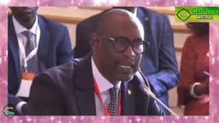 CEDEAO et AES Abdoulaye Diop dit tout Le discours de Bruxelles [upl. by Pass]