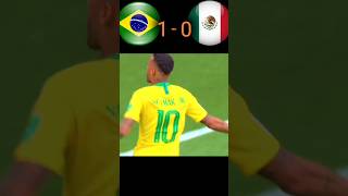 Barzil vs Mexico 20 football shorts youtubeshorts [upl. by Ahseer]