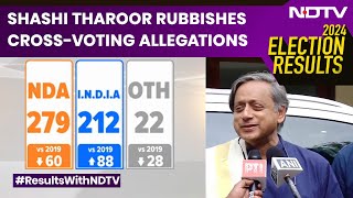 Election Results 2024  Shashi Tharoor Rubbishes CrossVoting Allegations [upl. by Oinotna21]