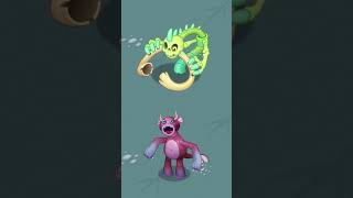 Thrumble Vs Uuduk  Bone Island My Singing Monsters [upl. by Zacarias]