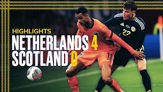 Netherlands 40 Scotland  International Friendly Highlights  Scotland National Team [upl. by Evers232]