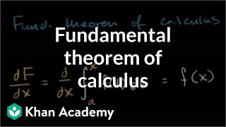 Fundamental theorem of calculus Part 1  AP Calculus AB  Khan Academy [upl. by Evelin]