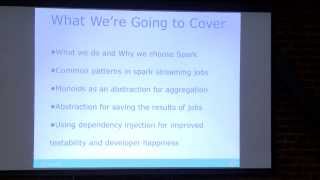 Bay Area Spark Meetup Stores Monoids and Dependency Injection  Abstractions for Spark [upl. by Trudnak931]