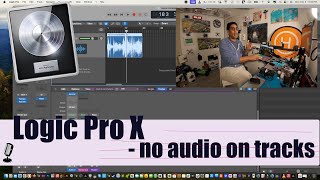 how to fix logic pro x no audio on tracks  no audio on logic pro x tracks [upl. by Akciret320]