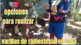 3 opciones para Realizar Varillas de Radiestesia en casaPara buscar agua [upl. by Aubrey]