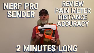 Nerf Pro Sender review [upl. by Yniatirb]