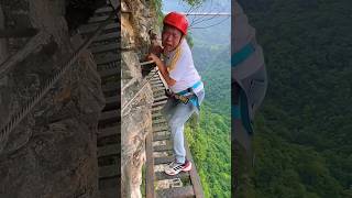 Climbing Challenge Chine shorts movie viralvideo Trending trendingshorts [upl. by French168]