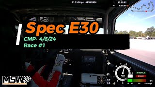 Spec E30 Roebling Road Raceway 4624 Race 1 [upl. by Jacobsen]