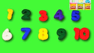 E learning  Playdough  Play doh Learn Colors  Learn Numbers  Counting 1 to 10  Part 1 [upl. by Aekerly]