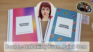 Double Unboxing From Paint Gem  Mystery and Doors Editions [upl. by Pandich]