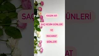 Kasım ayı saç kesim ve hacamat günleri hacamatsünnettir hacamat hacamatolunşifabulun saçkesimi [upl. by Laubin579]