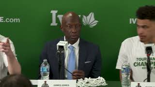 Ivy Madness  Yale Mens Basketball Final Press Conference [upl. by Ymmak639]