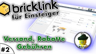 Bricklink für Einsteiger 2 Einstellungen zu Versand Rabatten und Gebühren [upl. by Eolanda]