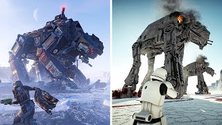 Helldivers 2 vs Battlefront 2  These games are 7 years apart [upl. by Barram]