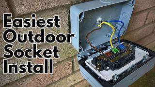 How to Install the Easiest and Quickest Outdoor Socket  Anyone Can Do This [upl. by Dragone]