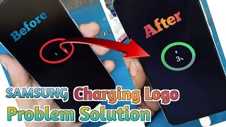 Samsung mobile charging problem  samsung black screen charging logo problem 2023 [upl. by Goetz806]