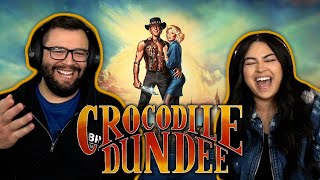 Crocodile Dundee 1986 First Time Watching Movie Reaction [upl. by Eimorej]