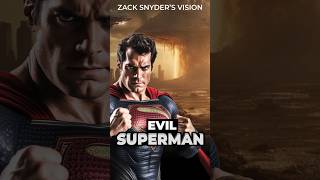 EVIL Superman  Zack Snyder’s Vision for Justice League 2 and 3 youtubeshorts [upl. by Pitt]