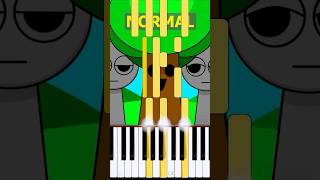 Mr Tree Theme Incredibox Sprunki  Normal Vs Horror on piano [upl. by Aicina993]