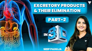 Excretory Products and Their Elimination in 3D  Part  2  NEET 2024  Seep Pahuja [upl. by Hammond]