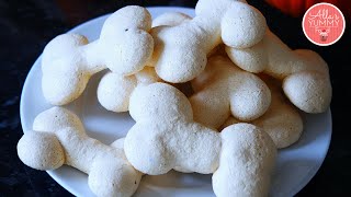 Halloween Recipes  Meringue Bones  Вкусные кости на Хэллоуин из безе [upl. by Nahtnoj905]