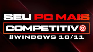 COMO OTIMIZAR O PC PARA JOGOS COMPETITIVOS  OTIMIZAÇÃO WINDOWS 10 E 11 E MAIS FPS E MENOS DELAY [upl. by Eenerb773]