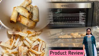 Whall Air Fryer Oven ReviewAir Fryer Recipes in TamilHow to Use Air fryer Oven [upl. by Reeba]