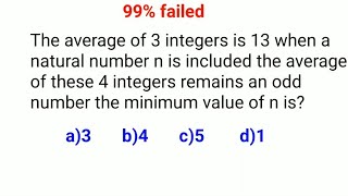 99 failed to solve this nice word problem Can you [upl. by Babbette]