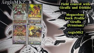 CardFight ヴァンガード Megacolony Deck Profile Giraffa  Premium [upl. by Corel]