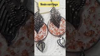 how to make resin earrings [upl. by Nnylirehs]