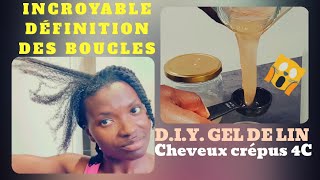 🇨🇮10 COMMENT FAIRE du GEL DE LIN  recette inratable  cheveux crépus  Valèh Té [upl. by Glass605]