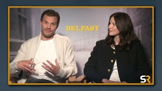 Jamie Dornan amp Caitriona Balfe Interview Belfast [upl. by Tildy]