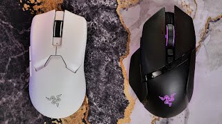 Razer Basilisk V3 Pro vs Razer Viper V2 Pro mouse comparison [upl. by Trebleda56]