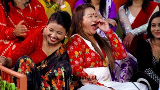 माया अस्मिता सुमन सागर भाले शक्तिको लगातार घमासान हेर्नु होला। Best Of Maya Gurung Live Dohori [upl. by Ecirtemed]