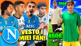 👕IL NAPOLI YOUTUBE CREA LOUTFIT AI SUOI FAN 💙 [upl. by Atteval]