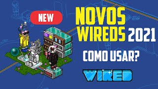 CONFIRA OS NOVOS WIREDS DO HABBLET HOTEL 2021  COMO USAR  HABBO  TUTORIAL WIRED [upl. by Enelrahc]