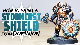 HOW TO PAINT Stormcast Eternals Annihilators Shield Warhammer Age of Sigmar [upl. by Darach641]