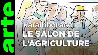 Le Salon de lagriculture  Karambolage  ARTE [upl. by Aicekan]