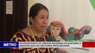 REPRESENTANTE DE GRUPOS INDIGENAS EN GUATEMALA ASEGURA QUE HAY SECTORES PRIVILEGIADOS [upl. by Lauber]